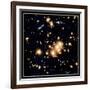 Gravitational Lens in Cl0024+1654-W Collet-Framed Giclee Print