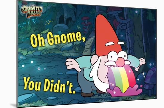 GRAVITY FALLS - GNOME-null-Mounted Poster