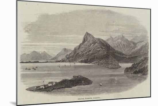 Gravosa Harbour, Dalmatia-null-Mounted Giclee Print
