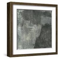 Gray Abstract I-Elena Ray-Framed Art Print