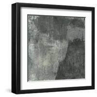 Gray Abstract I-Elena Ray-Framed Art Print