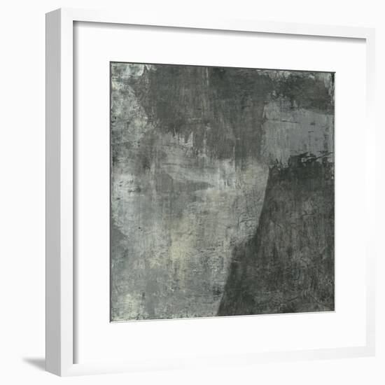 Gray Abstract I-Elena Ray-Framed Art Print