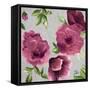 Gray and Plum Florals II-Patricia Pinto-Framed Stretched Canvas