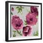 Gray and Plum Florals II-Patricia Pinto-Framed Art Print
