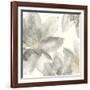 Gray and Silver Flowers I-Chris Paschke-Framed Art Print