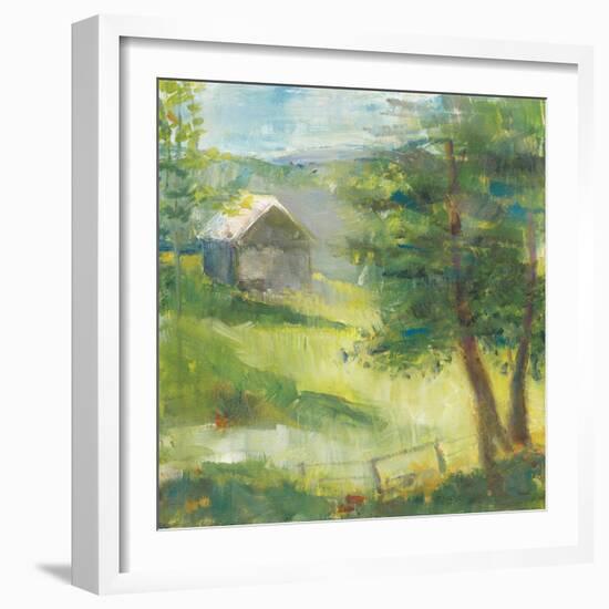 Gray Barn-Sue Schlabach-Framed Art Print