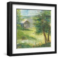 Gray Barn-Sue Schlabach-Framed Art Print