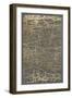 Gray Black Cracks 1-Denise Brown-Framed Art Print