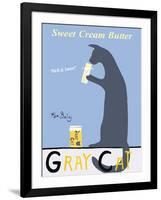 Gray Cat-Ken Bailey-Framed Giclee Print