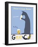 Gray Cat-Ken Bailey-Framed Giclee Print