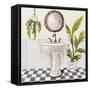 Gray Cottage Bathroom II-Silvia Vassileva-Framed Stretched Canvas