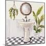 Gray Cottage Bathroom II-Silvia Vassileva-Mounted Art Print