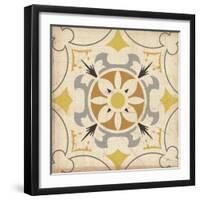 Gray Glow Square XVI-Pela Design-Framed Art Print