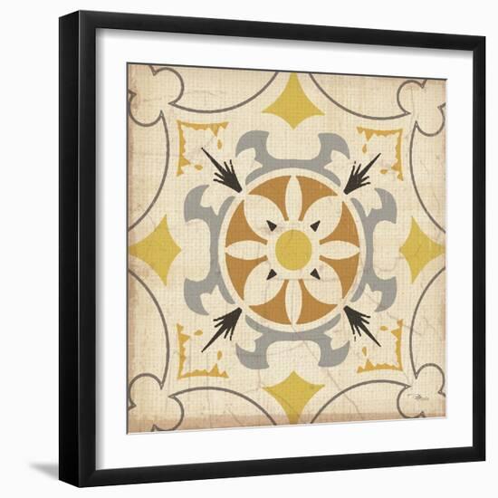 Gray Glow Square XVI-Pela Design-Framed Art Print