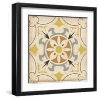 Gray Glow Square XVI-Pela Design-Framed Art Print