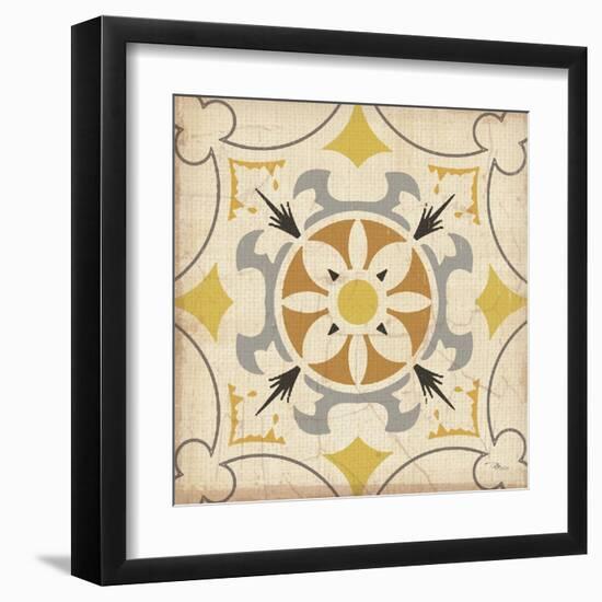 Gray Glow Square XVI-Pela Design-Framed Art Print