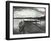 Gray Morning on the Lake-Elizabeth Medley-Framed Art Print