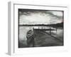 Gray Morning on the Lake-Elizabeth Medley-Framed Art Print