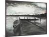 Gray Morning on the Lake-Elizabeth Medley-Mounted Art Print