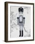 Gray Nutcracker II-Tiffany Hakimipour-Framed Art Print