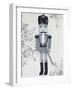 Gray Nutcracker II-Tiffany Hakimipour-Framed Art Print