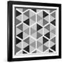 Gray Pattern I-null-Framed Art Print