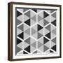 Gray Pattern I-null-Framed Art Print