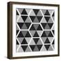 Gray Pattern II-null-Framed Premium Giclee Print