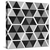 Gray Pattern II-null-Stretched Canvas