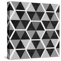 Gray Pattern II-null-Stretched Canvas