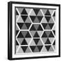 Gray Pattern II-null-Framed Art Print