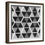 Gray Pattern II-null-Framed Premium Giclee Print