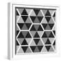 Gray Pattern II-null-Framed Premium Giclee Print