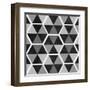 Gray Pattern II-null-Framed Art Print