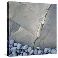 Gray Pebbles and Boulder-Micha Pawlitzki-Stretched Canvas