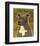 Gray Pit Bull-John W^ Golden-Framed Art Print