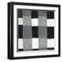 Gray Plaid 1-Laura Nugent-Framed Art Print