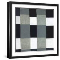 Gray Plaid 1-Laura Nugent-Framed Art Print