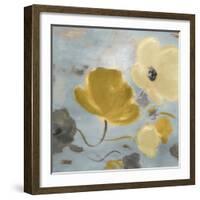 Gray Poppies in Bloom I-Lanie Loreth-Framed Art Print