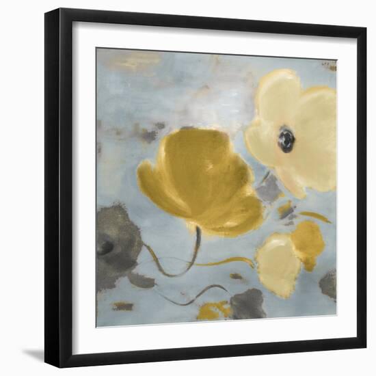 Gray Poppies in Bloom I-Lanie Loreth-Framed Art Print