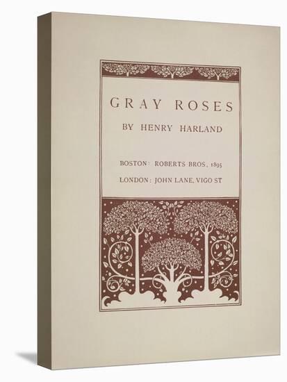 Gray Roses-Aubrey Beardsley-Stretched Canvas