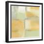 Gray Stone and Gold-Piper Rhue-Framed Art Print