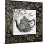 Gray Tea Damask-Diane Stimson-Mounted Art Print