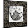 Gray Tea Damask-Diane Stimson-Mounted Art Print