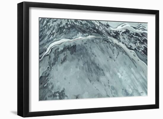 Gray Waves-Margaret Juul-Framed Art Print