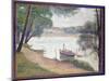 Gray Weather, Grand Jatte-Georges Seurat-Mounted Giclee Print