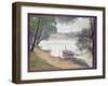 Gray Weather, Grand Jatte-Georges Seurat-Framed Giclee Print