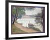 Gray Weather, Grand Jatte-Georges Seurat-Framed Giclee Print