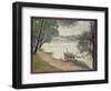 Gray Weather, Grande Jatte, c.1886-88-Georges Pierre Seurat-Framed Giclee Print