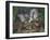 Gray Wolf and Pups-DLILLC-Framed Photographic Print